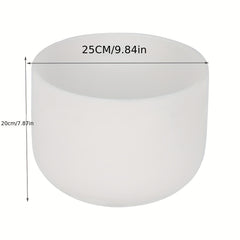 10 inch Crystal Music Bowl w/ Rubber Gasket & Parchment Stick