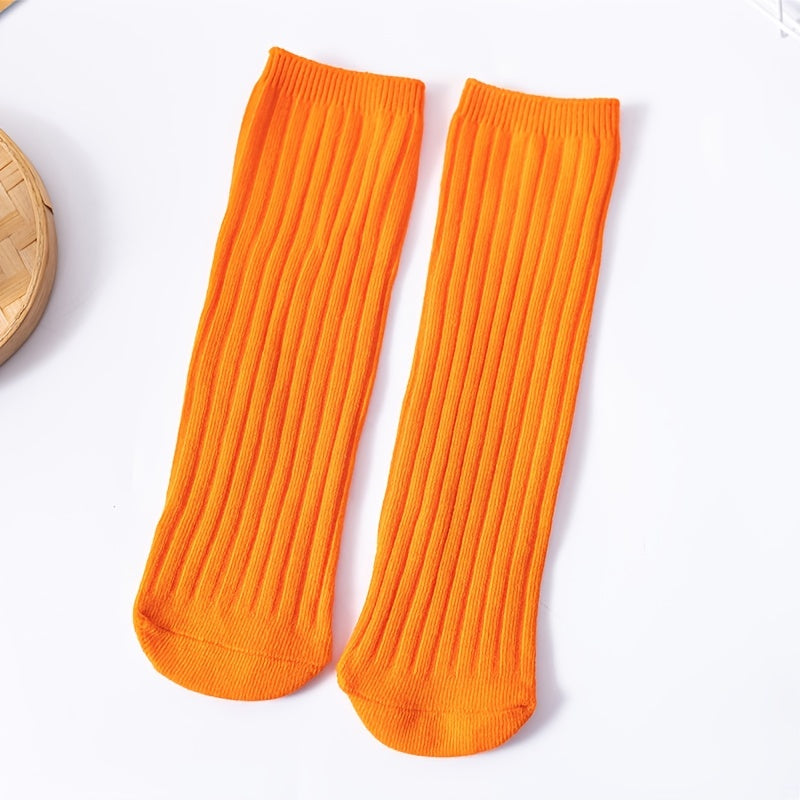 Kids Rainbow Socks Stacking Crew Socks