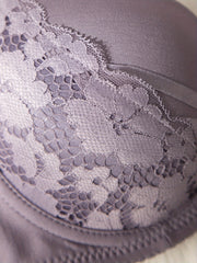 3pcs Lace Push Up Bras Comfy & Breathable Women's Lingerie