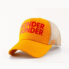 WONDER Casual Baseball Cap Unisex Sun Hat Mesh Breathable Dad Hats Adjustable