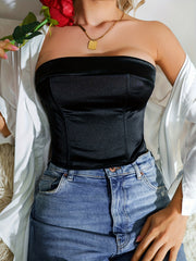 Sexy Slim Fit Backless Tube Top