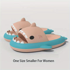 QYA Unisex Shark Slippers Block Cloud Slides Anime Lightweight Shoes
