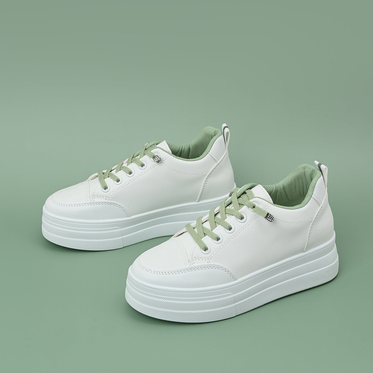 Platform Sneakers Lifting Thick Sole Low Top Women's Shoes