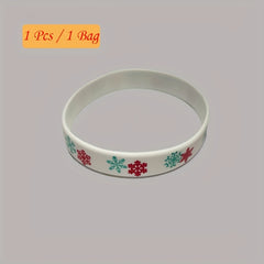 Christmas Silicone Bracelet Sporty Wristband