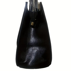 Quilted Tote Satchel Bag PU Leather Textured Shoulder Bag