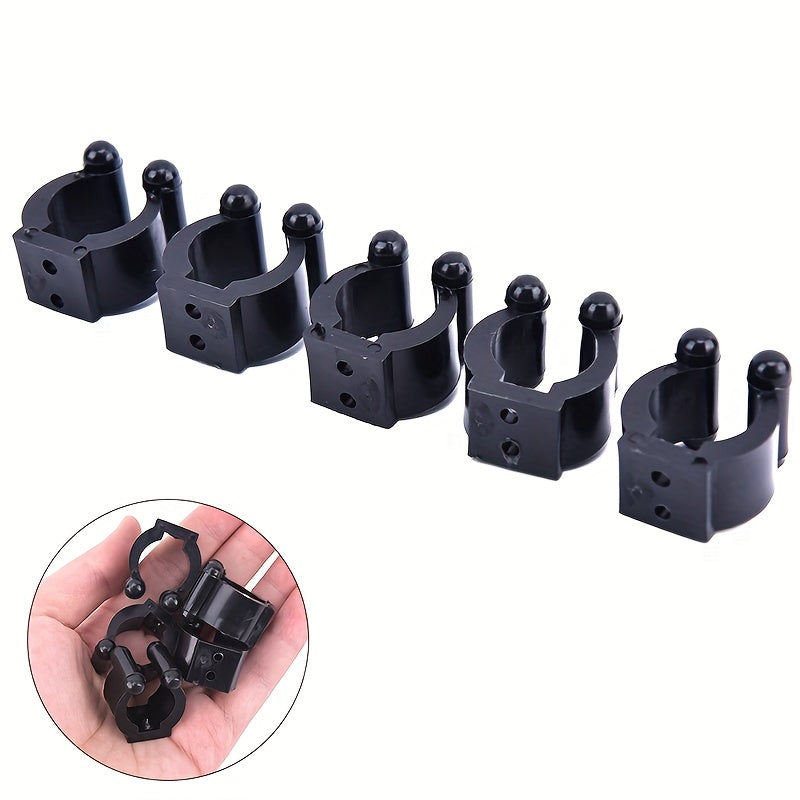5pcs Billiard Cue Clip Pool Cue Display Clip Fishing Rod Clip Hook