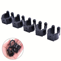 5pcs Billiard Cue Clip Pool Cue Display Clip Fishing Rod Clip Hook