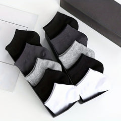 Women's Solid Ankle Socks Soft & Lightweight Sports Stockings