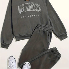 City Name Print Loungewear Set