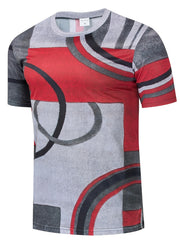 Men's Graphic T shirt Casual 3D Print Short Sleeves