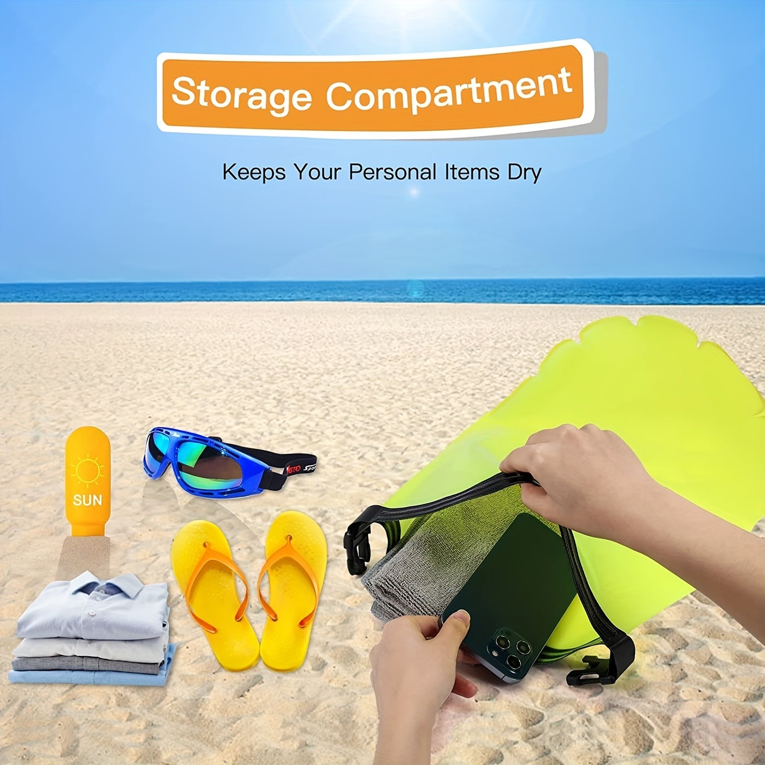 20L Swim Buoy Waterproof Dry Bag for Swimming Kayaking Boating Fishing