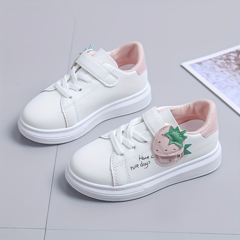 Girl's Solid Skate Shoes Comfy Non Slip Stree Style Sneakers