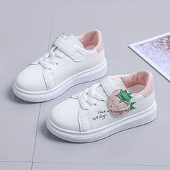 Girl's Solid Skate Shoes Comfy Non Slip Stree Style Sneakers
