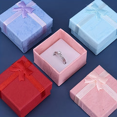 24pcs Jewelry Necklace Earrings Ring Paper Box Small Business Supplies