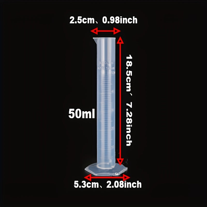 ETOPLEX Graduated Cylinder 10ml Clear Lab Cylinders