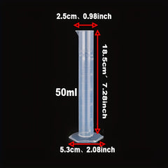 ETOPLEX Graduated Cylinder 10ml Clear Lab Cylinders