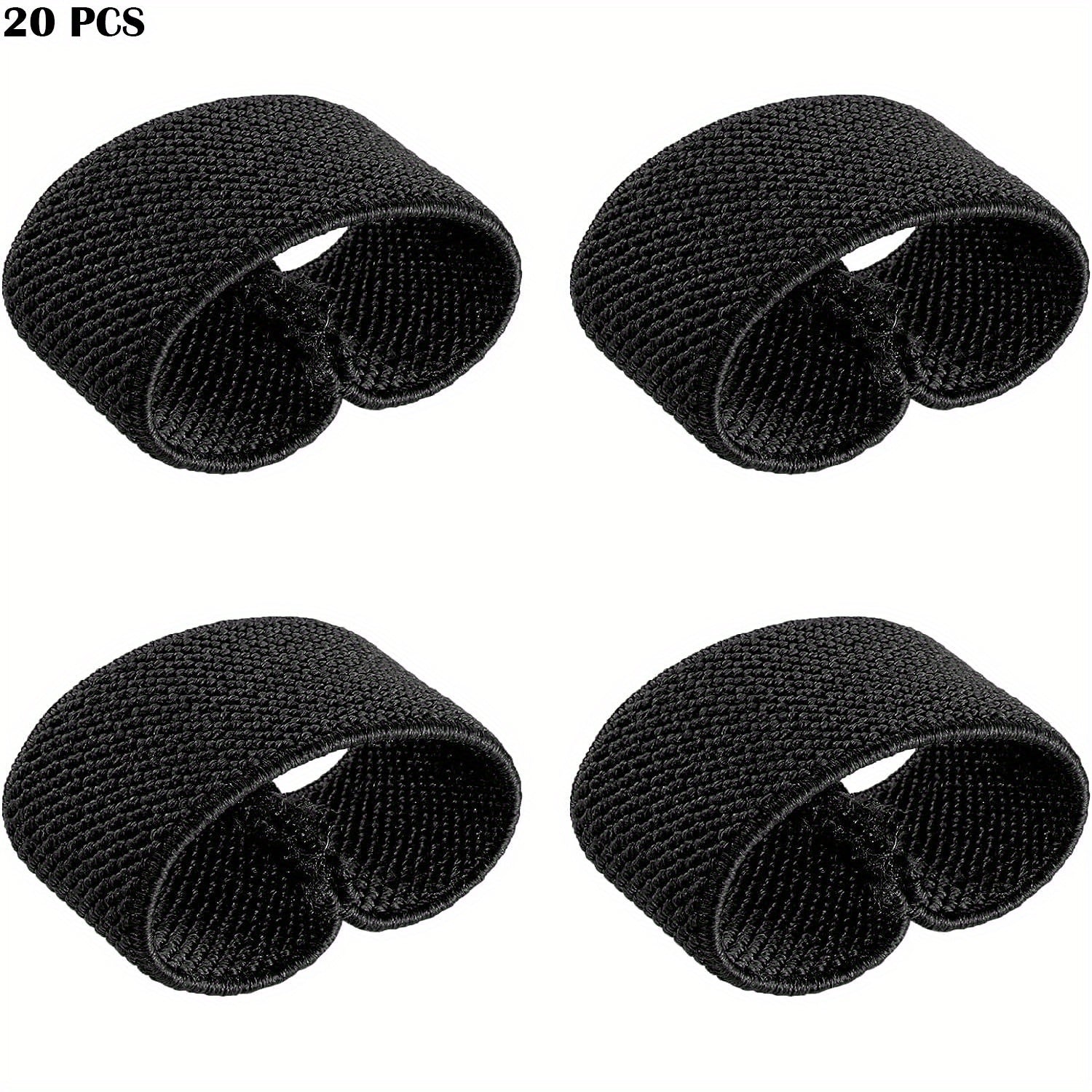 20pcs Belt Keepers Tactical Elastic Belt Loop Backpack Harness Strap Sling