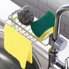 Kitchen Faucet Rack Sponge Holder Sink Caddy Organizer Hanging Caddy