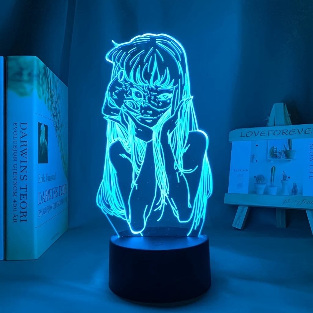 Anime 3D Lamp for Bedroom Decor Nightlight Birthday Gift