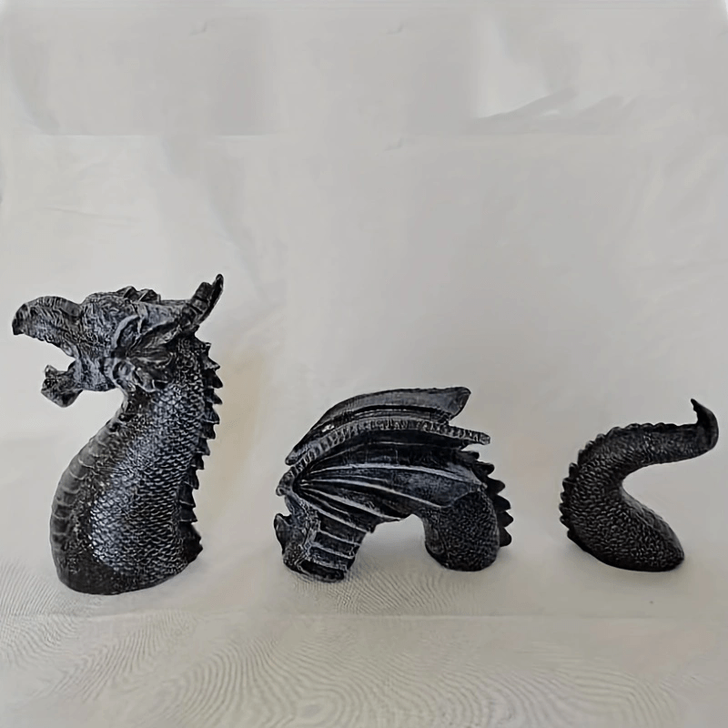 Gothic Dragon Head Statue Home Garden Decor