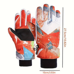 Kids' Winter Skiing Gloves - Warm & Windproof for Outdoor Sports