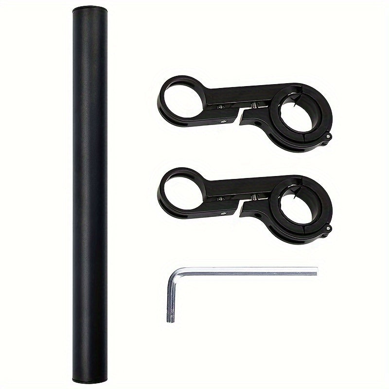 Bike Handlebar Extender Double Handlebar Extension Carbon Fiber Mount Holder Alu