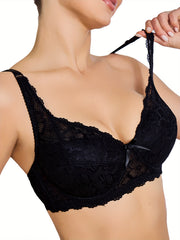 Lace Push Up Bra Breathable Bra Women's Lingerie