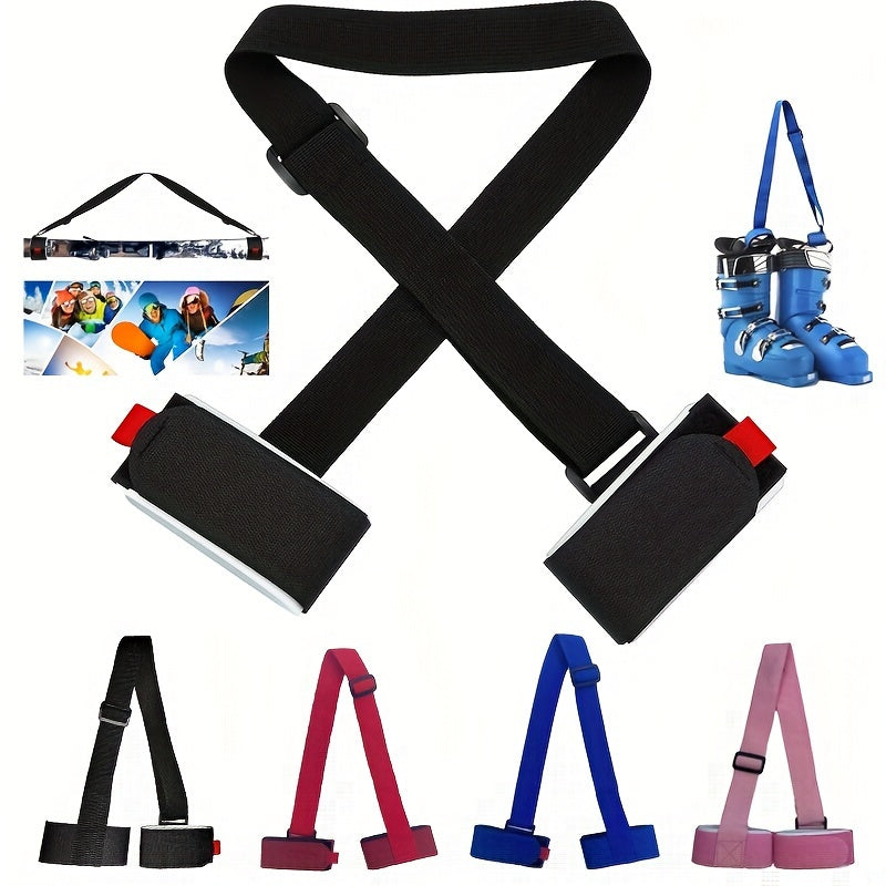 Skiing Bandage Portable Ski Snowboard Sled Fixed Strap Ski Equipment