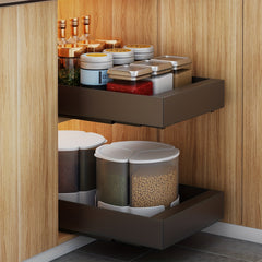 Stainless Steel Pull Out Organizer Cabinet Rack Kitchen Storage
