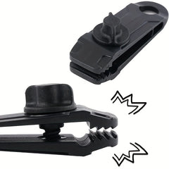 10PCS Awning Rope Clamps Tarpaulin Clip Tent Canopy Clip Buckle