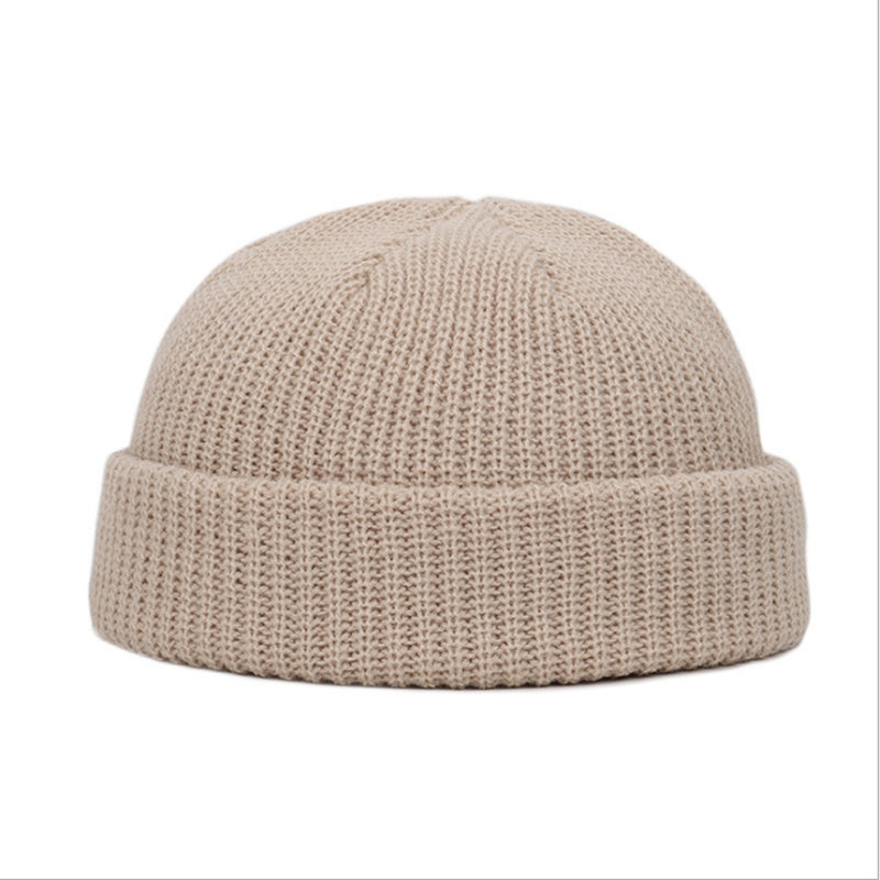 Knitted Woolen Beanie Hat for Autumn Winter