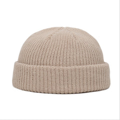 Knitted Woolen Beanie Hat for Autumn Winter