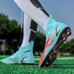 Boy's Non Slip AG Football Cleat Outdoor Soccer Shoe