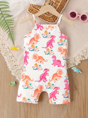 Toddler Girls Cami Romper Jumpsuit for Beach Vacation