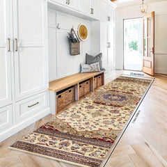 Vintage Persian 2'X10' Runner Rug Boho Medallion Oriental Hallway Rug