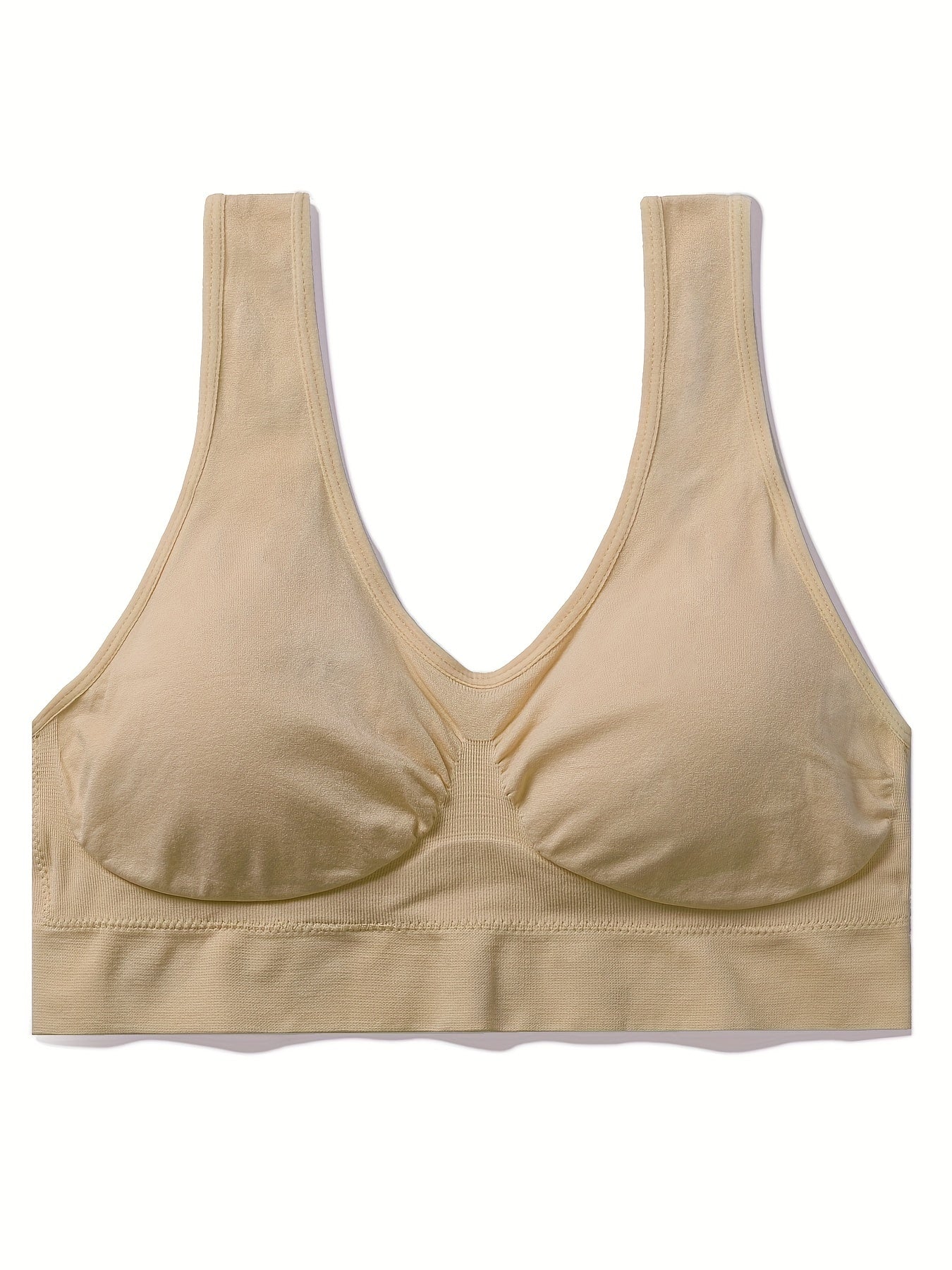 Seamless Sports Bra Medium Stretch Yoga Running Bra
