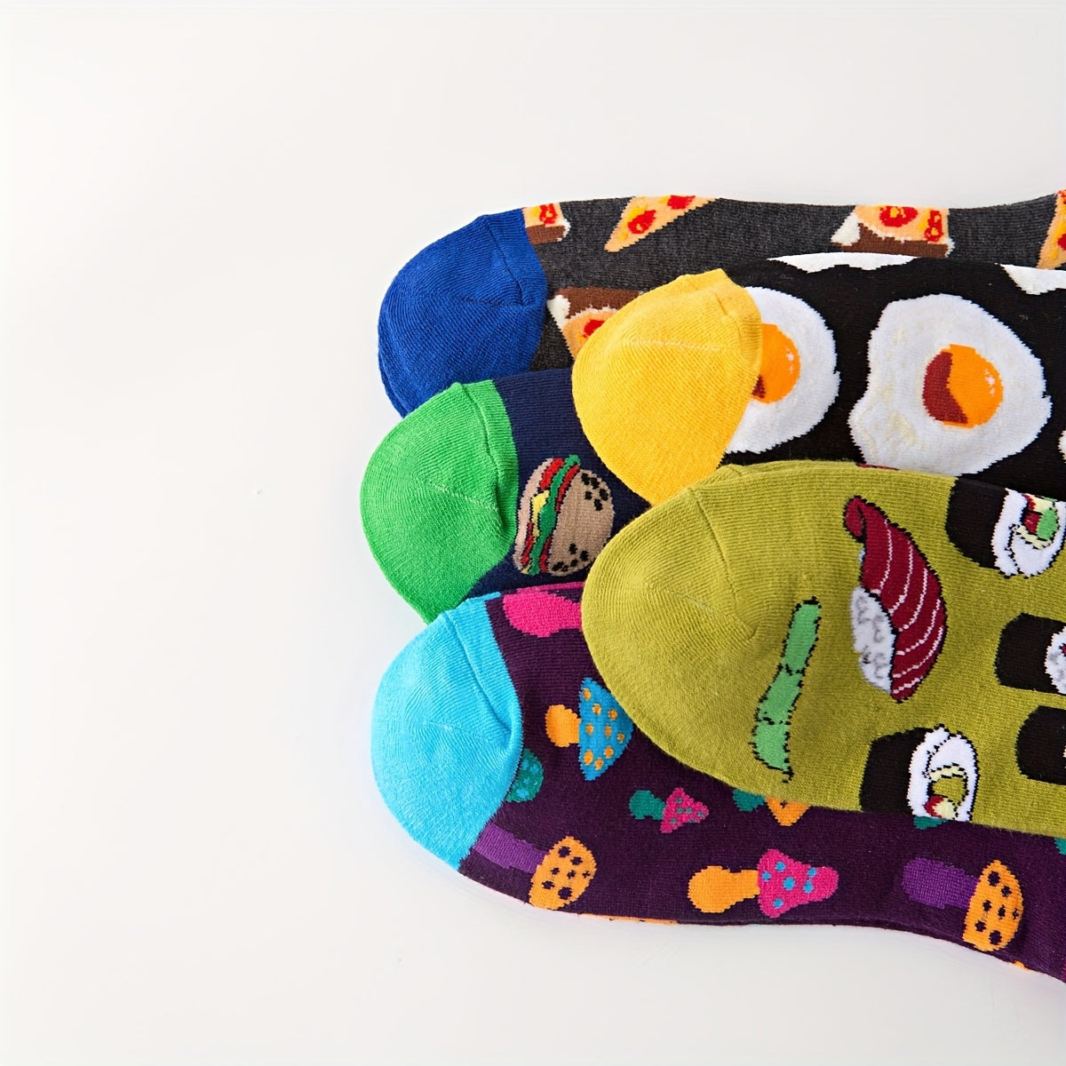 Men's Cartoon Crew Socks Cotton Blend Casual Unisex Outdoor Wear