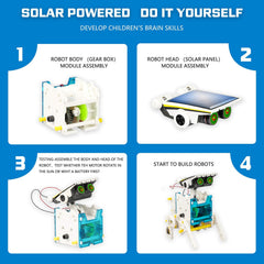 Educational Solar Robot Toy DIY Science Kit for Adults
