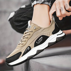 Men's Slip On Sneakers No Tie Outdoor Walking Shoes