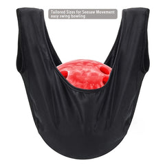 Bowling Ball Cleaning Bag with Polishing Towels and Stand