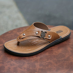 Men's Thong Sandals Non Slip Beach Shoes