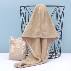 Multicolor Hair Drying Cap Towel Bag Bath Cap