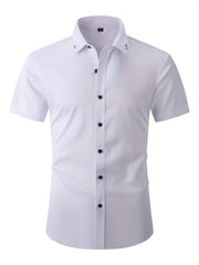 Men's Formal Button Up Shirt for Business Occasion