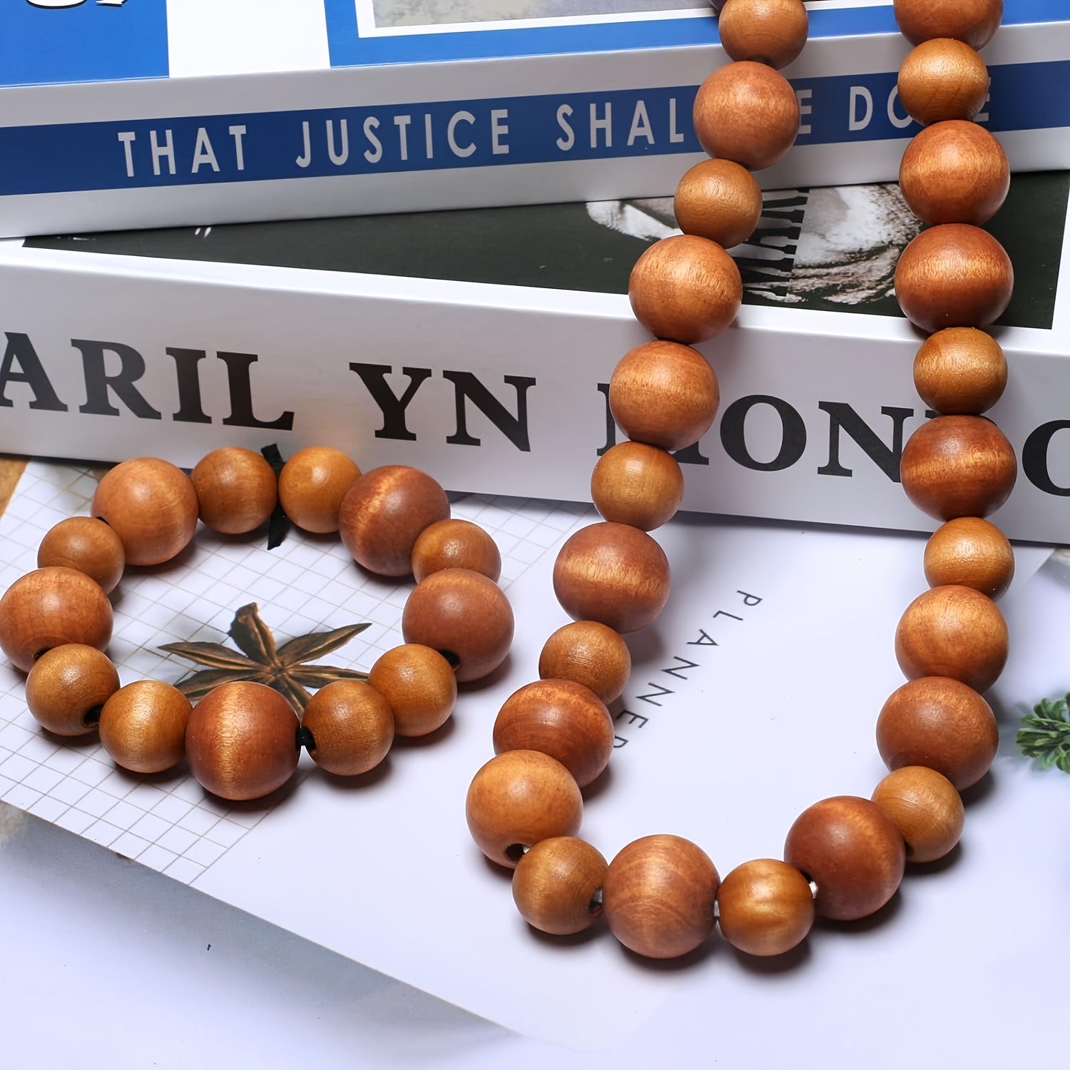 Natural Wooden Beads Rustic Wood Beads DIY Crafts Jewelry Making Supplies