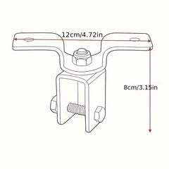 360 Rotating Boxing SandBag Holder with Fixed Buckle and Hanging Hook