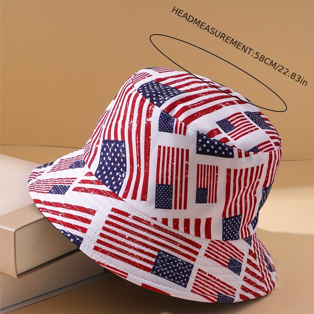 American Flag Fisherman Hat