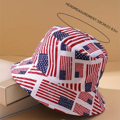 American Flag Fisherman Hat