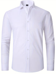 Men's Classic Button Up Shirt for Business Occasion