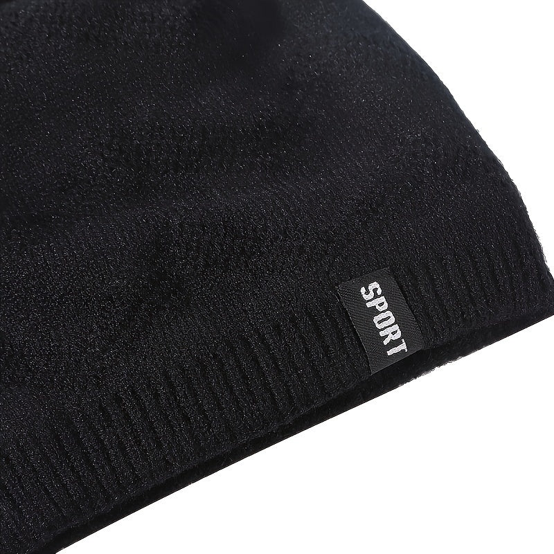 Warm Velvet Beanie Hat for Winter Outdoor Activities