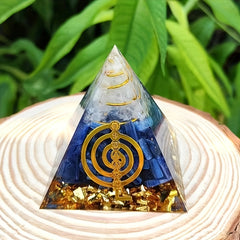 Crystal Pyramid Healing Reiki Chakra Meditation Lucky Stone